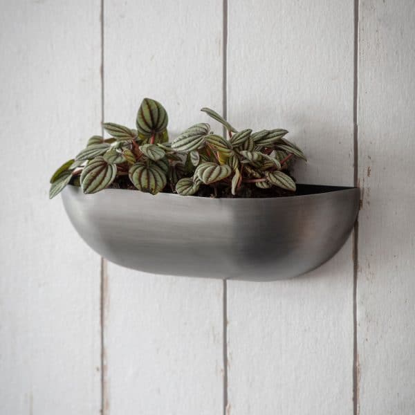  Garden Trading Antique Pewter Wall Planter